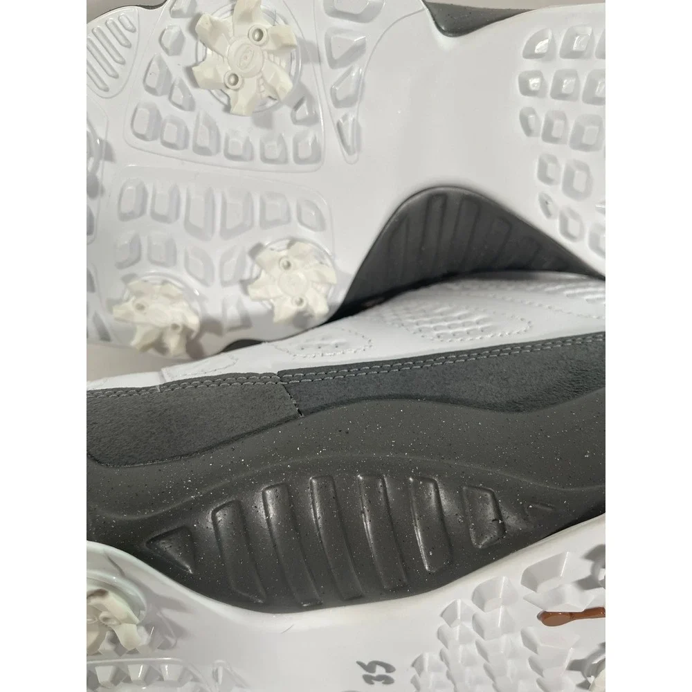 Air Jordan 9 Retro Golf Barons White Grey Yellow Mens 10.5 FJ5934-100